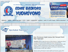 Tablet Screenshot of edhiebaskoro.com